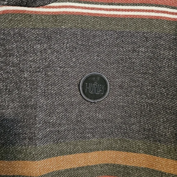 Hurley Multicolor Striped Knit Sweater Hoodie - Picture 4 of 4